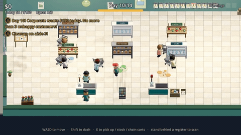 GIF: the store at peak chaos