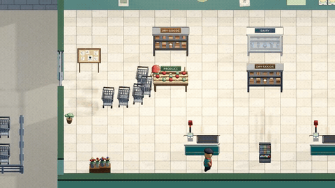 GIF: chaining carts into a train