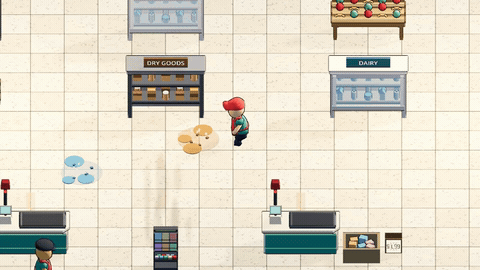 GIF: mopping a spill