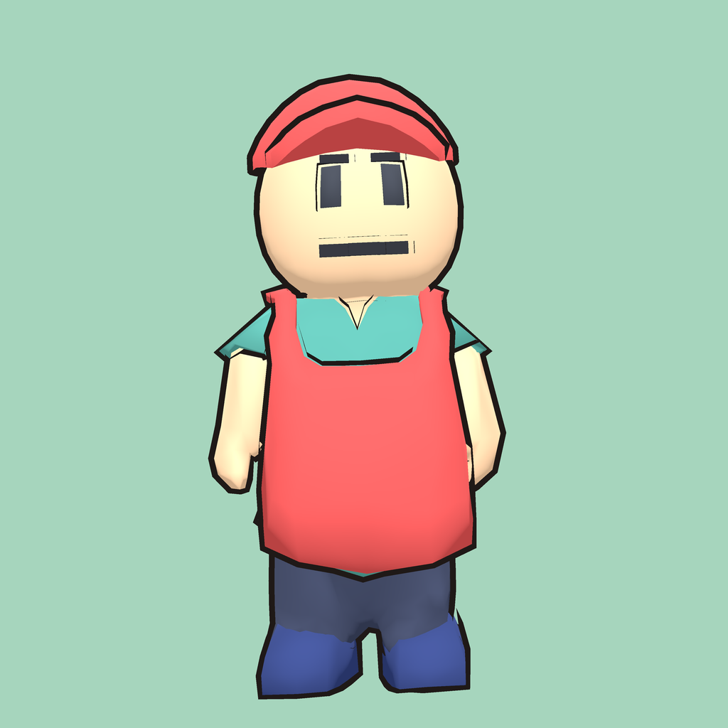 The player character